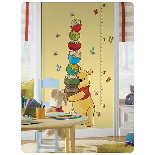 Winnie the Pooh Peel and Stick Growth Chart